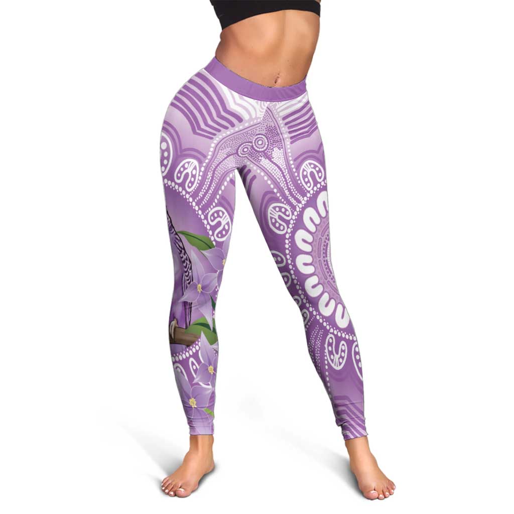 Epilepsy Awareness Budgerigar Australia Leggings Budgie Purple Ribbon Boronia Aboriginal - Aussie Hoodie