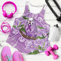 Epilepsy Awareness Budgerigar Australia Women Racerback Tank Budgie Purple Ribbon Boronia Aboriginal - Aussie Hoodie