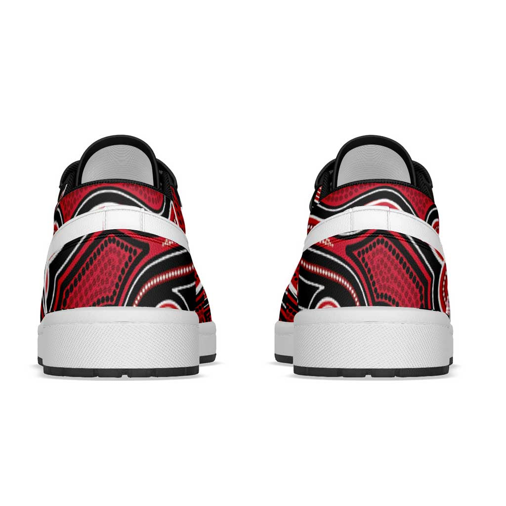 Essendon Bombers Football 2026 Low Sneakers Aboriginal Art