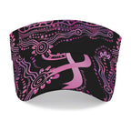 Faith Hope Love Australia Breast Cancer Awareness Sun Visor Cap Pink Ribbon Indigenous