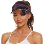 Faith Hope Love Australia Breast Cancer Awareness Sun Visor Cap Pink Ribbon Indigenous