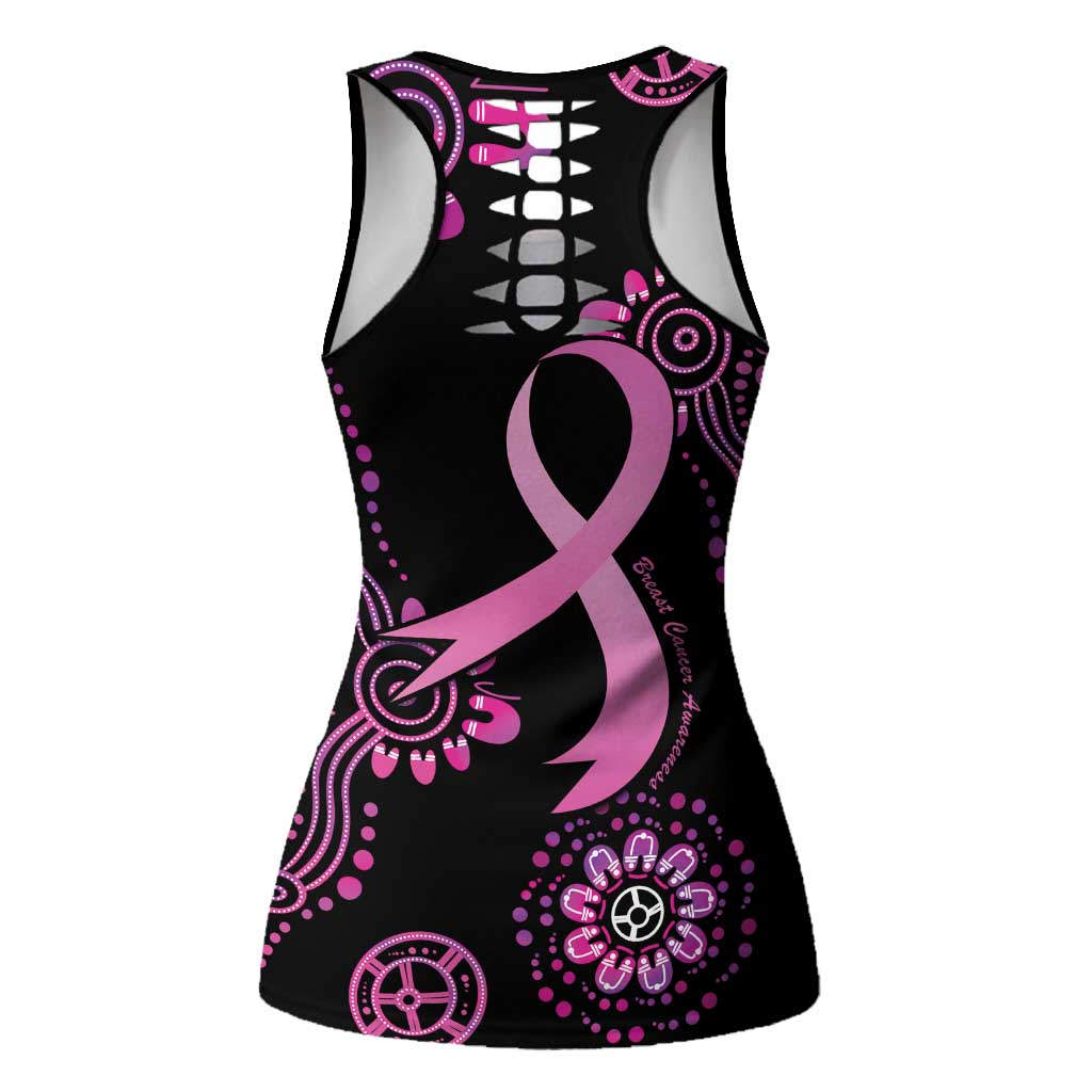 Faith Hope Love Australia Breast Cancer Hollow Tank Top Pink Ribbon Indigenous - Aussie Hoodie