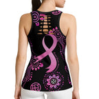 Faith Hope Love Australia Breast Cancer Hollow Tank Top Pink Ribbon Indigenous - Aussie Hoodie