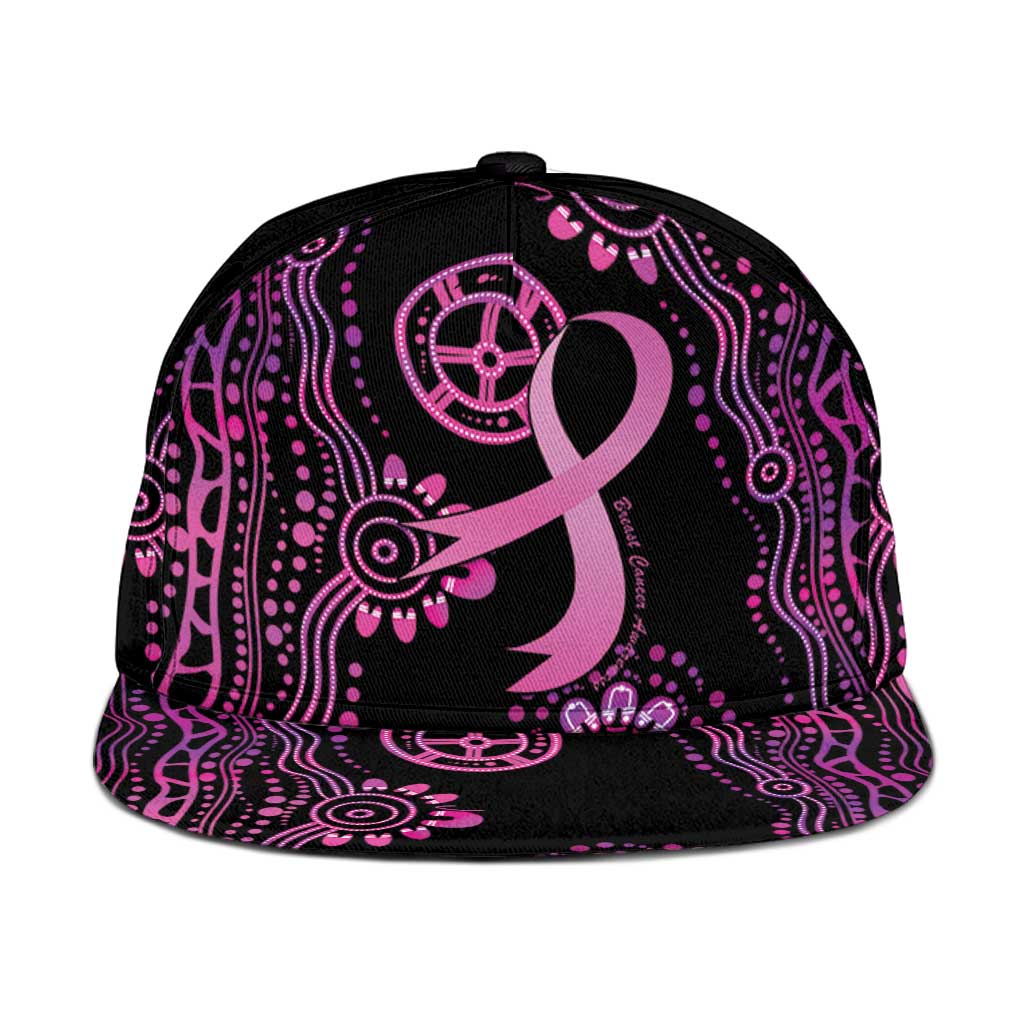 Faith Hope Love Australia Breast Cancer Snapback Cap Pink Ribbon Indigenous - Aussie Hoodie