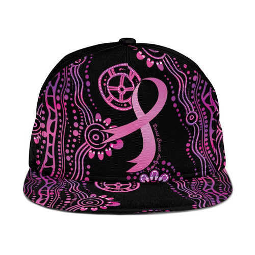 Faith Hope Love Australia Breast Cancer Snapback Cap Pink Ribbon Indigenous - Aussie Hoodie