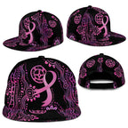 Faith Hope Love Australia Breast Cancer Snapback Cap Pink Ribbon Indigenous - Aussie Hoodie