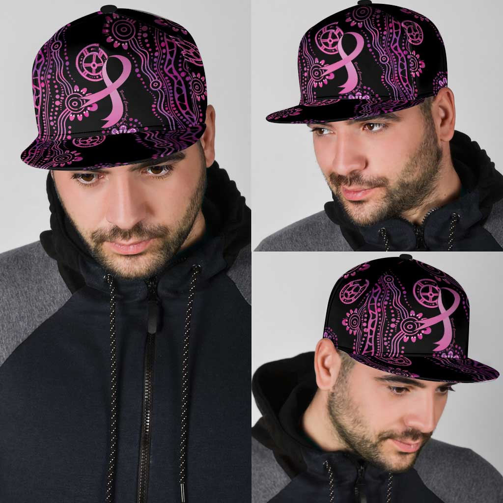 Faith Hope Love Australia Breast Cancer Snapback Cap Pink Ribbon Indigenous - Aussie Hoodie