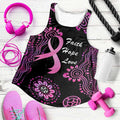 Faith Hope Love Australia Breast Cancer Women Racerback Tank Pink Ribbon Indigenous - Aussie Hoodie