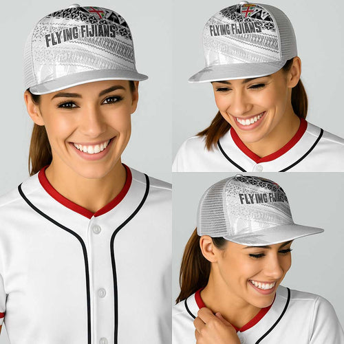 Fiji Rugby Kaiviti Masi Baseball Net Cap Black - Aussie Hoodie