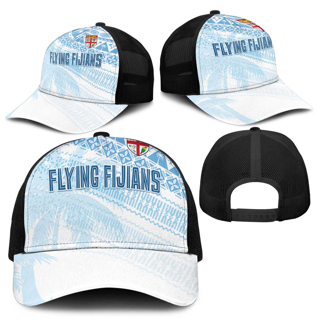 Fiji Rugby Kaiviti Masi Baseball Net Cap Turquoise - Aussie Hoodie
