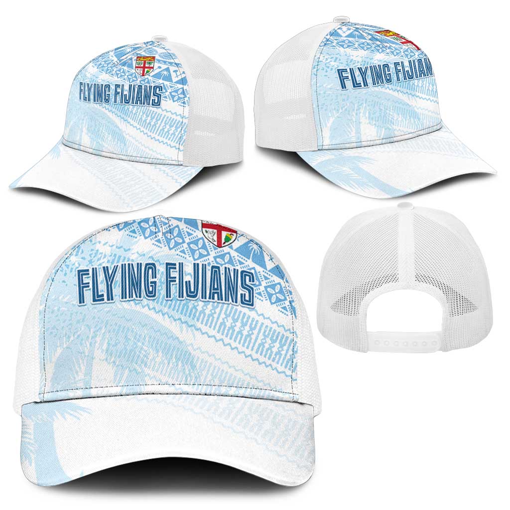 Fiji Rugby Kaiviti Masi Baseball Net Cap Turquoise - Aussie Hoodie