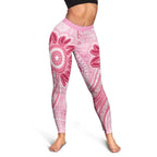 First Nation Aboriginal Dot Arts Leggings Think Pink - Aussie Hoodie