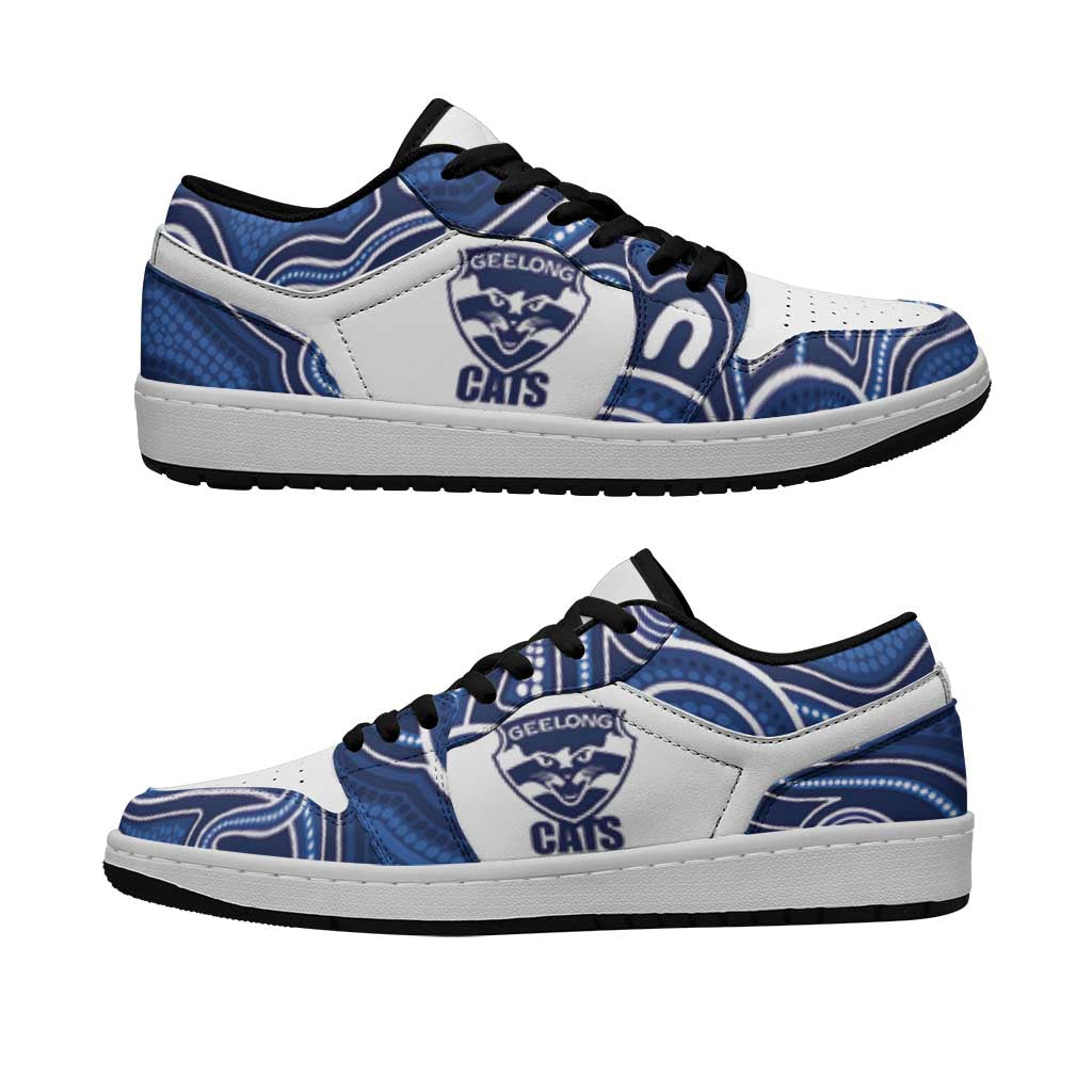 Geelong Cats Football 2026 Low Sneakers Aboriginal Art