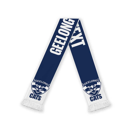 Geelong Cats Football Personalised Ruffneck Scarf 2026 Go Champions
