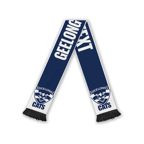 Geelong Cats Football Personalised Ruffneck Scarf 2026 Go Champions