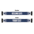 Geelong Cats Football Personalised Ruffneck Scarf 2026 Go Champions