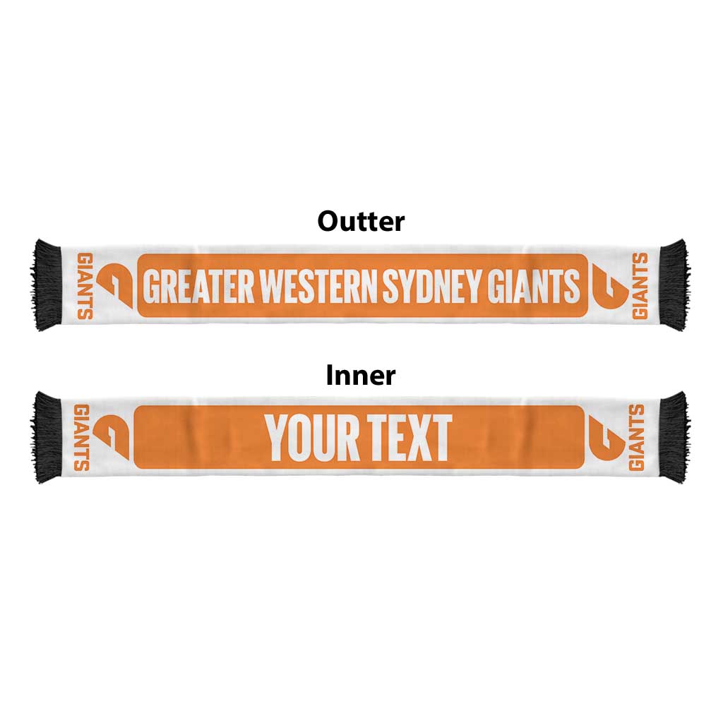 Giants Football Personalised Ruffneck Scarf 2026 Go Champions
