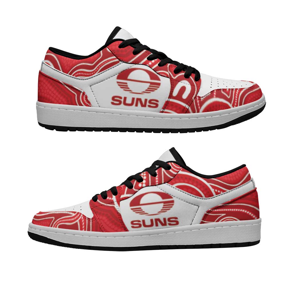 Gold Coast Suns Football 2026 Low Sneakers Aboriginal Art