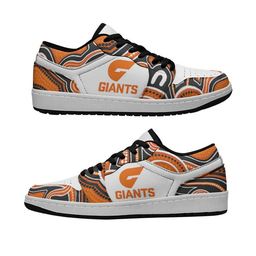 GWS Giants Football 2026 Low Sneakers Aboriginal Art