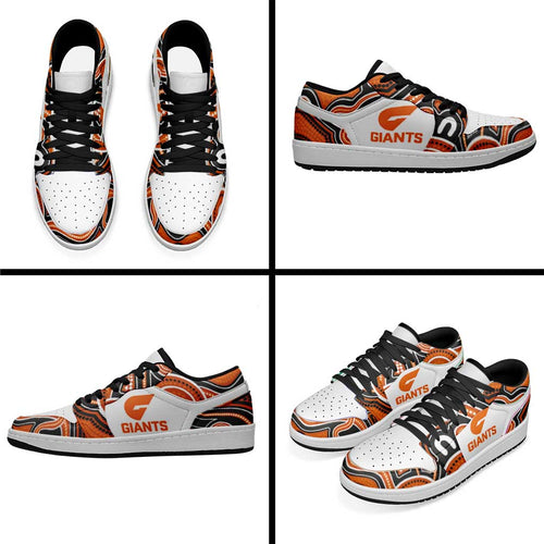 GWS Giants Football 2026 Low Sneakers Aboriginal Art
