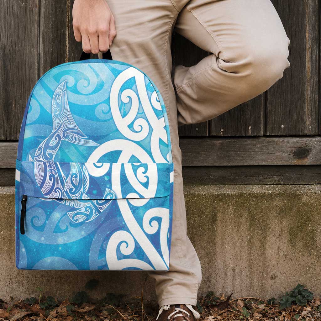 Hammerhead Shark Tattoo New Zealand Backpack Maori Galaxy Mangopare Pattern