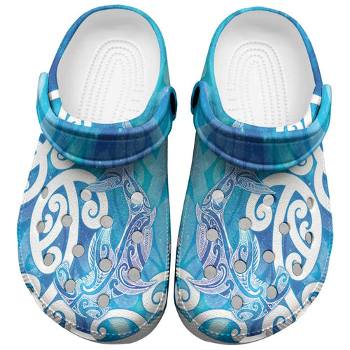 Hammerhead Shark Tattoo New Zealand Clogs Shoes Maori Galaxy Mangopare Pattern