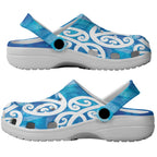 Hammerhead Shark Tattoo New Zealand Clogs Shoes Maori Galaxy Mangopare Pattern