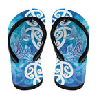 Hammerhead Shark Tattoo New Zealand Flip Flops Maori Galaxy Mangopare Pattern