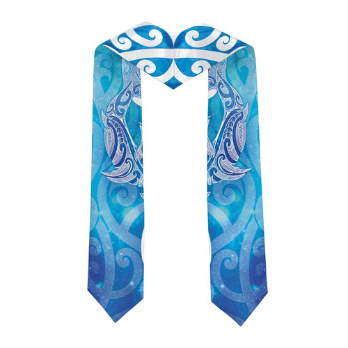 Hammerhead Shark Tattoo New Zealand Graduation Stole Maori Galaxy Mangopare Pattern
