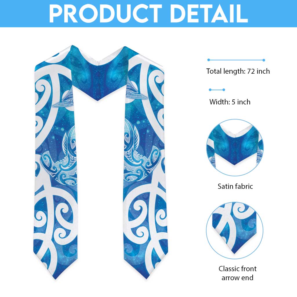 Hammerhead Shark Tattoo New Zealand Graduation Stole Maori Galaxy Mangopare Pattern