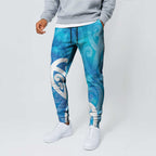 Hammerhead Shark Tattoo New Zealand Jogger Pants Maori Galaxy Mangopare Pattern