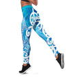 Hammerhead Shark Tattoo New Zealand Leggings Maori Galaxy Mangopare Pattern
