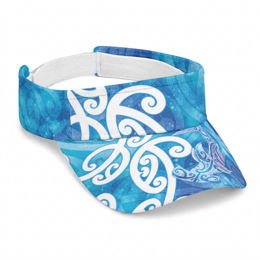 Hammerhead Shark Tattoo New Zealand Sun Visor Cap Maori Galaxy Mangopare Pattern