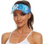 Hammerhead Shark Tattoo New Zealand Sun Visor Cap Maori Galaxy Mangopare Pattern