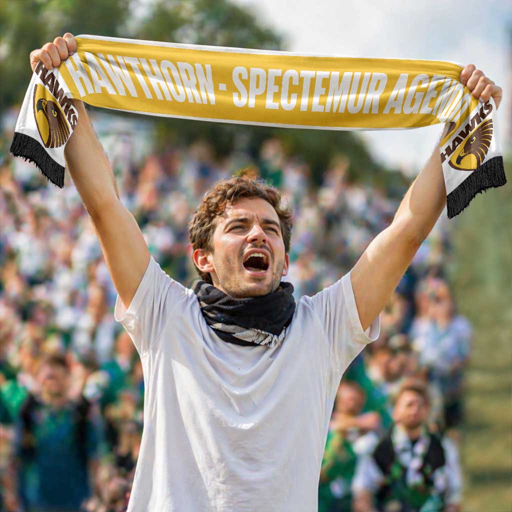 Hawks Football Personalised Ruffneck Scarf 2026 Go Champions