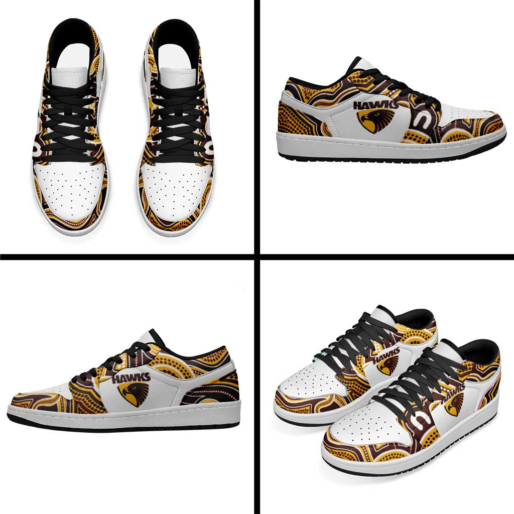 Hawthorn Football 2026 Low Sneakers Aboriginal Art