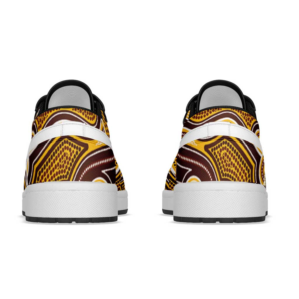 Hawthorn Football 2026 Low Sneakers Aboriginal Art