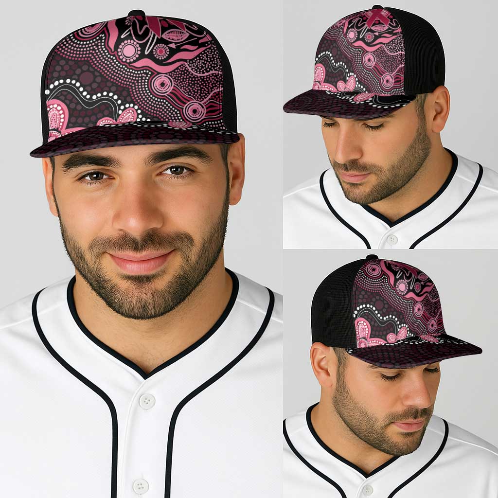 Honoring 50 Years of NAIDOC 2025 Baseball Net Cap Pink Power - Aussie Hoodie