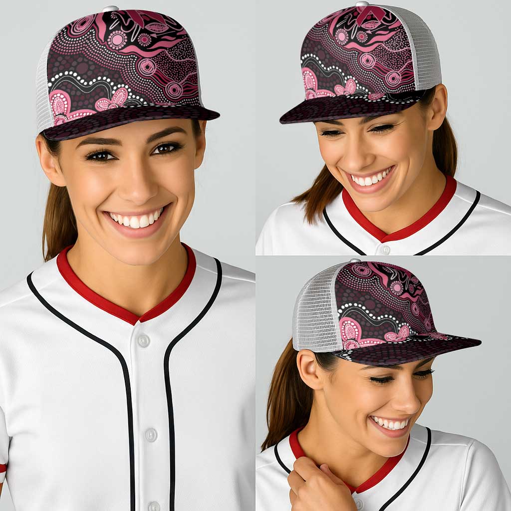 Honoring 50 Years of NAIDOC 2025 Baseball Net Cap Pink Power - Aussie Hoodie