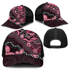 Honoring 50 Years of NAIDOC 2025 Mesh Trucker Cap Pink Power - Aussie Hoodie