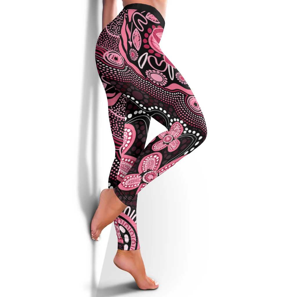 Honoring 50 Years of NAIDOC 2025 Personalised Leggings Pink Power - Aussie Hoodie