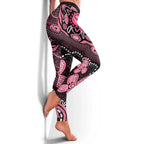 Honoring 50 Years of NAIDOC 2025 Personalised Leggings Pink Power - Aussie Hoodie