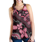 Honoring 50 Years of NAIDOC 2025 Women Racerback Tank Pink Power - Aussie Hoodie
