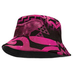 Humpback Whale Matariki New Zealand Bucket Hat NZ Maori Paikea Poutama Luxury Pink