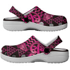 Humpback Whale Matariki New Zealand Clogs Shoes NZ Maori Paikea Poutama Luxury Pink