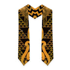 Humpback Whale Matariki New Zealand Graduation Stole NZ Maori Paikea Poutama Luxury Gold