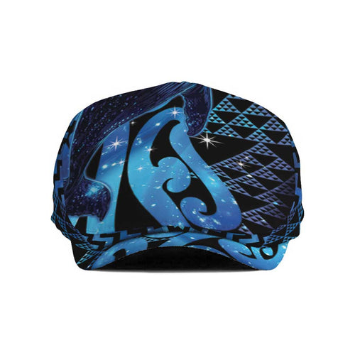 Humpback Whale Matariki New Zealand Jeff Hat NZ Maori Paikea Poutama Luxury Blue