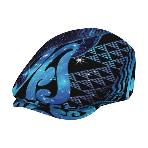 Humpback Whale Matariki New Zealand Jeff Hat NZ Maori Paikea Poutama Luxury Blue