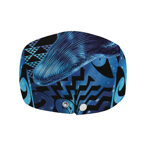 Humpback Whale Matariki New Zealand Jeff Hat NZ Maori Paikea Poutama Luxury Blue