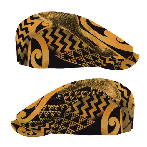 Humpback Whale Matariki New Zealand Jeff Hat NZ Maori Paikea Poutama Luxury Gold